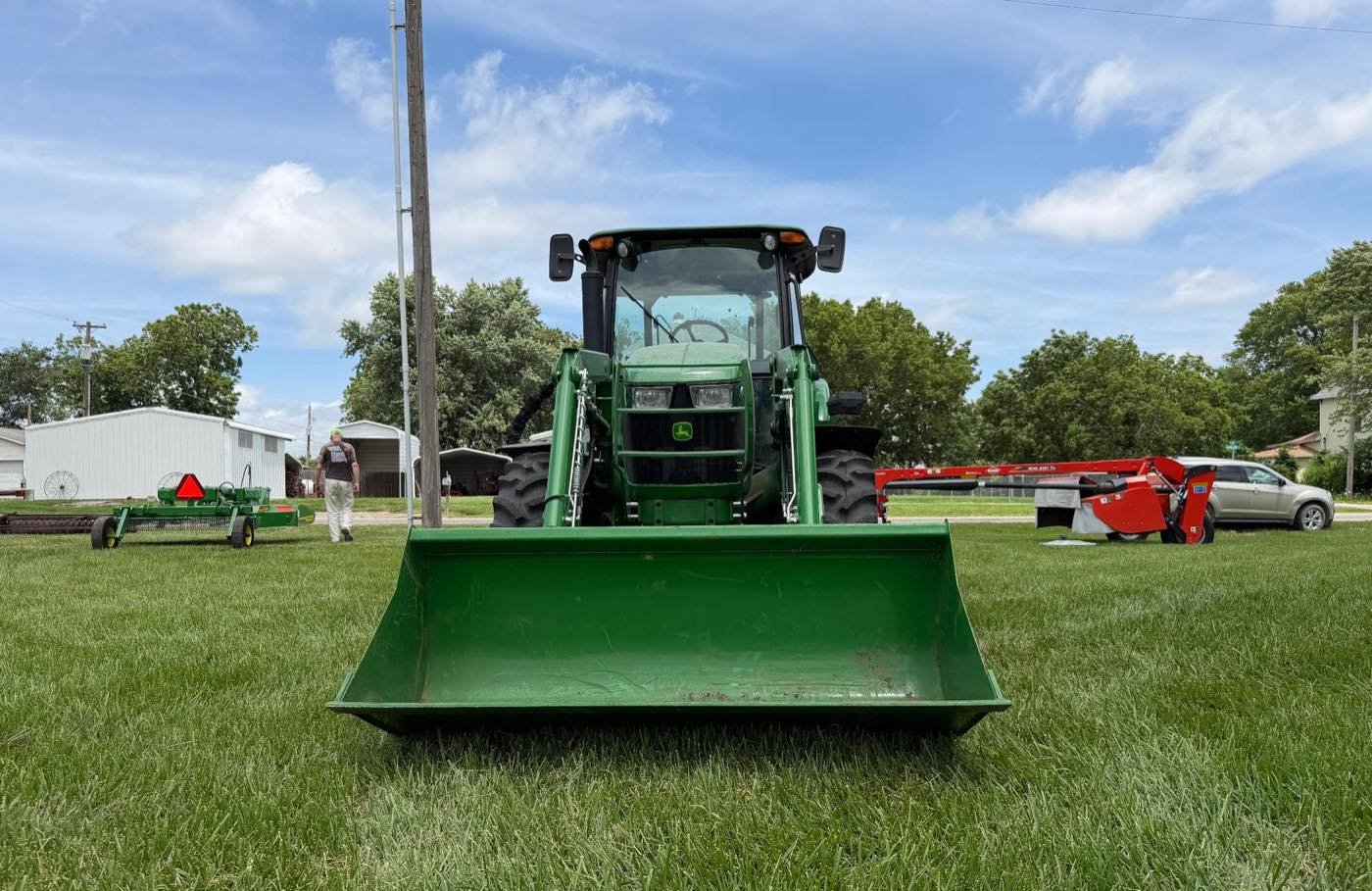 John Deere tractor at US Equipment Express